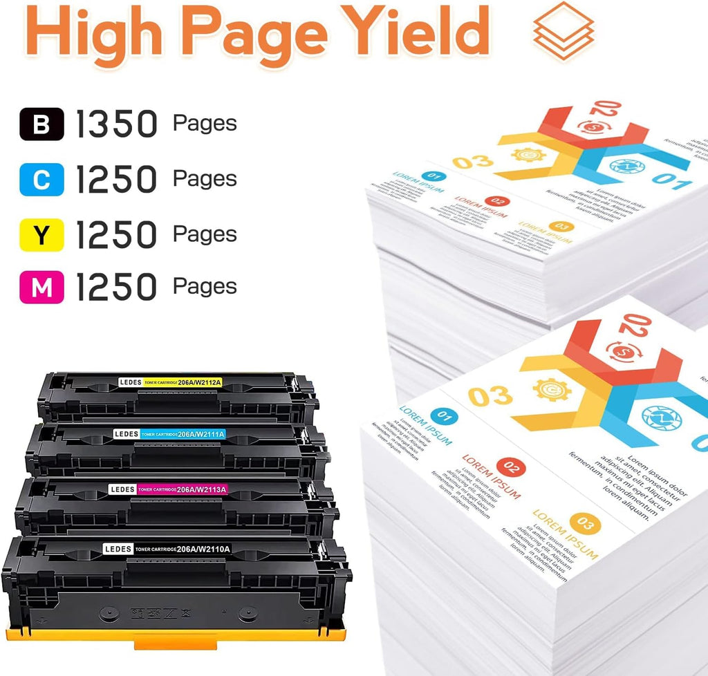 Compatible Toner Cartridge Replacement 4-Pack B5885