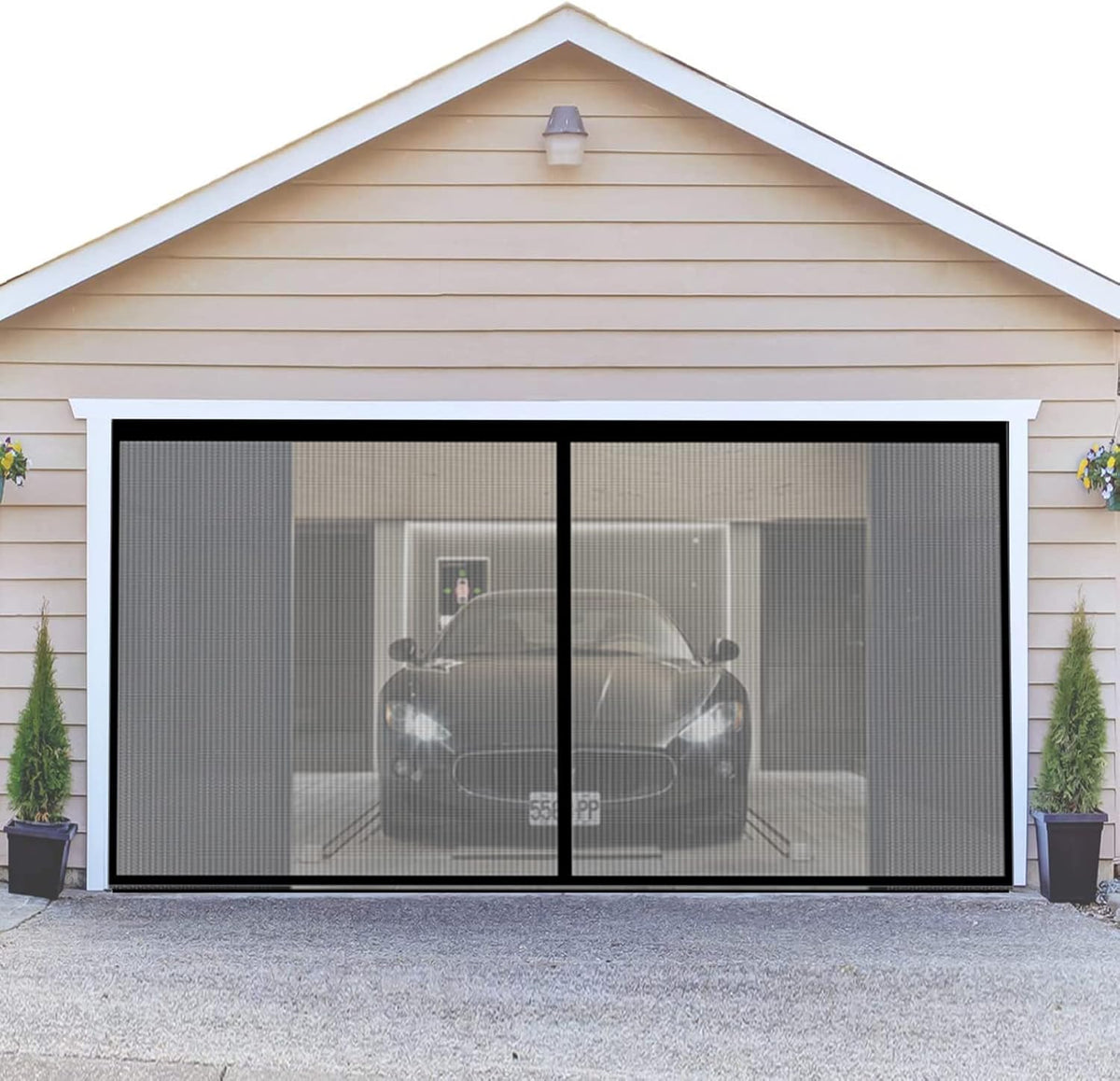 Magnetic Garage Door Screen 156x84in Pack of 2 X888
