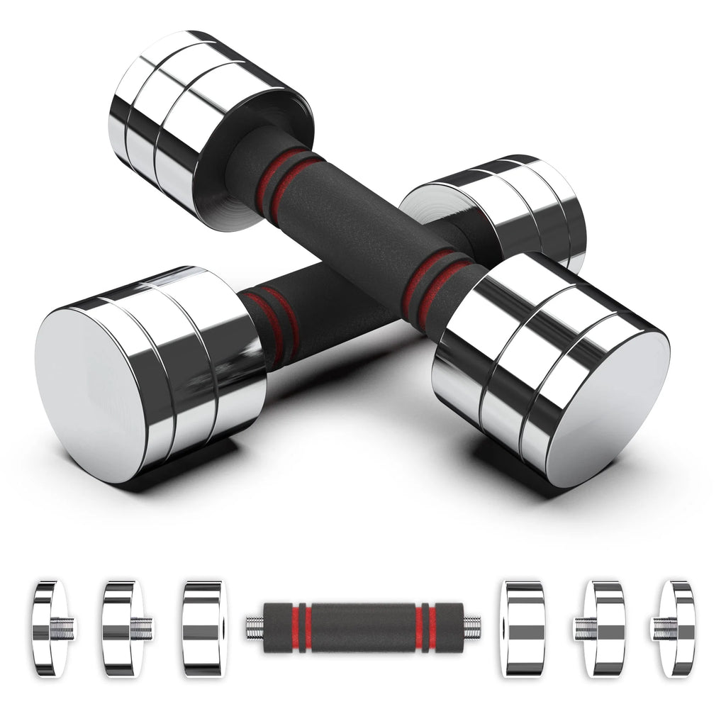 Adjustable Dumbbell Set with Foam Handles W5245