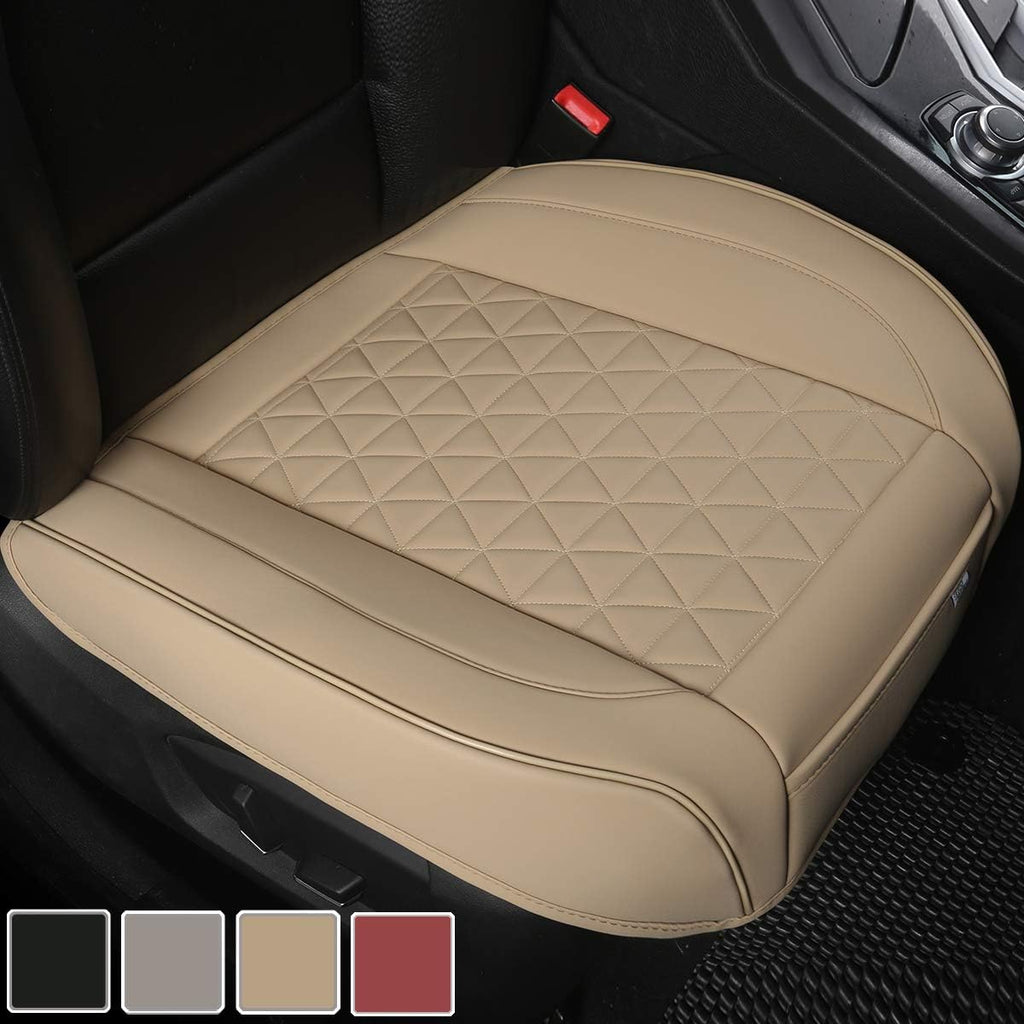 Black PU Car Seat Cover Front Seat Protector 2 Pack K80712