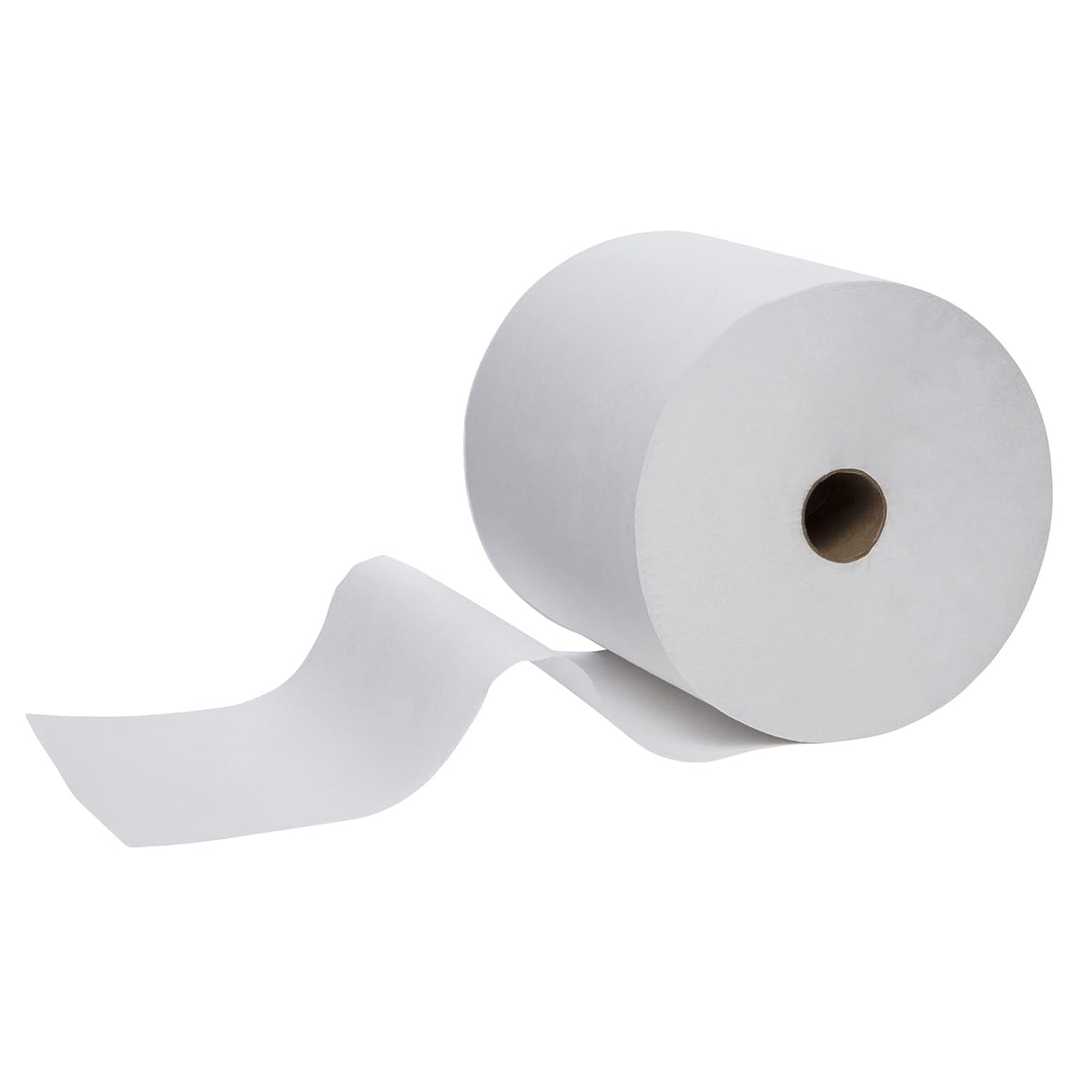 White Hard Roll Paper Towels, 6 Rolls J20193