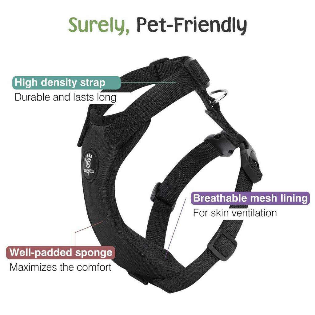 Adjustable Padded Mesh Dog Safety Vest Harness E404720