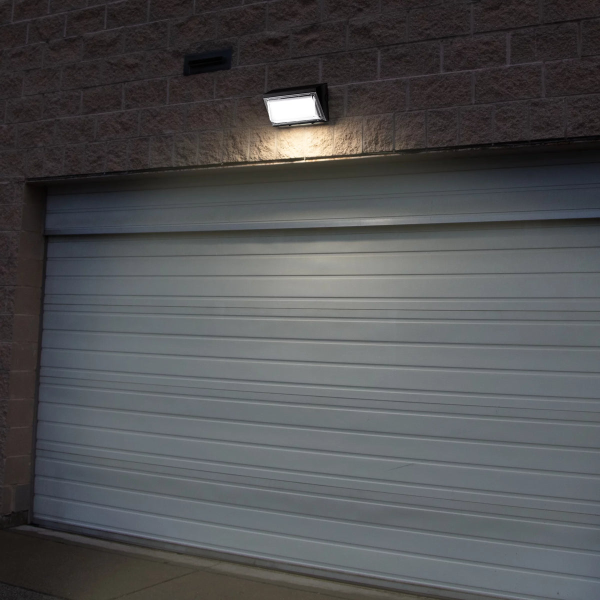 Black 5000 Lumens LED Dusk to Dawn Wall Pack Security Light F8066