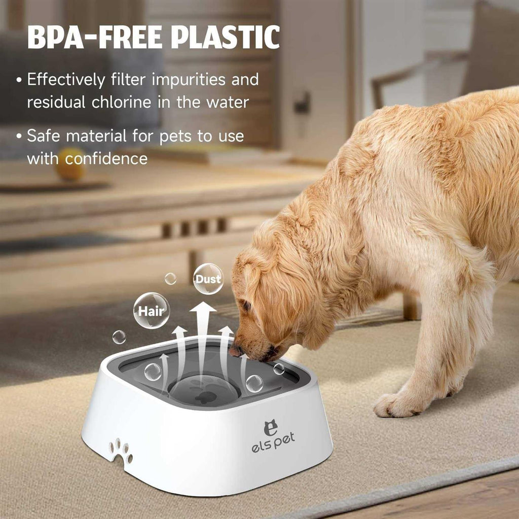 No-Spill Floating Water Bowl for Pets T31157