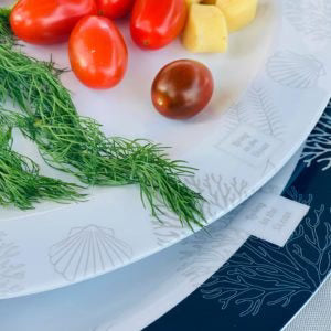 Oval Serving Platters Set 2 pcs Y914