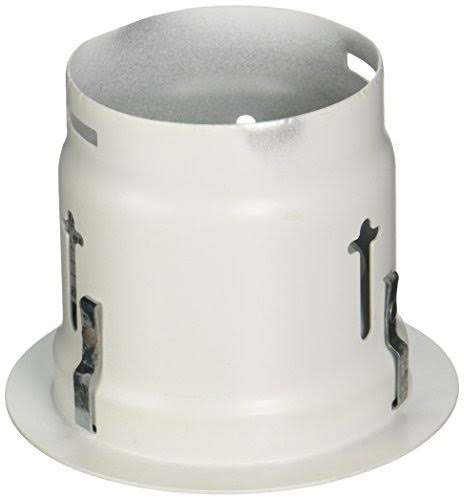 3-3/4 inch Round Matte White Down Light Step Reflector Baffle Trim O270632