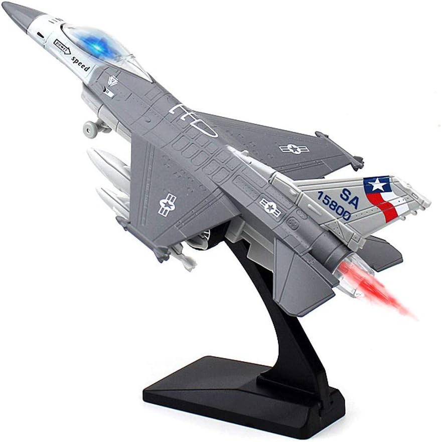 1/100 Diecast Pull Back Fighter Toy (Blue) A63805