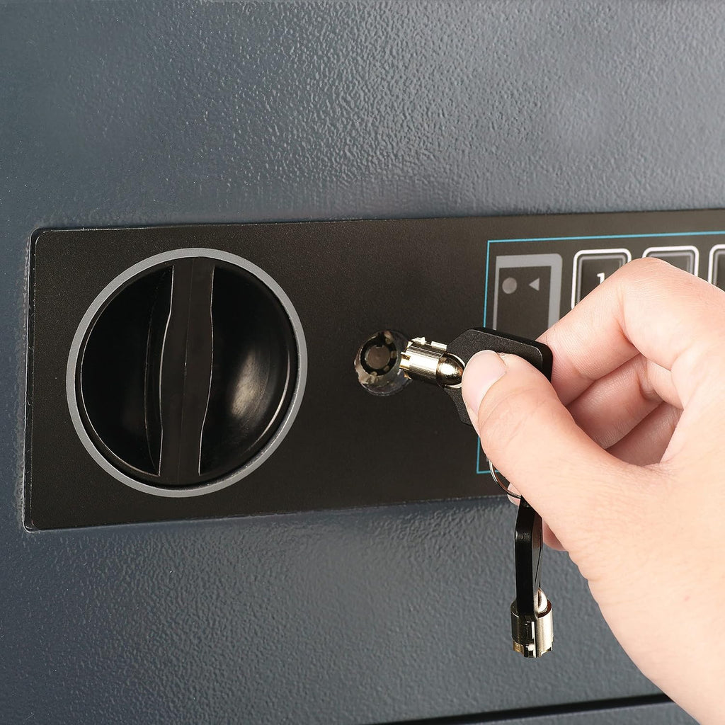 Compact Steel Digital Safe with Keypad Black M467771