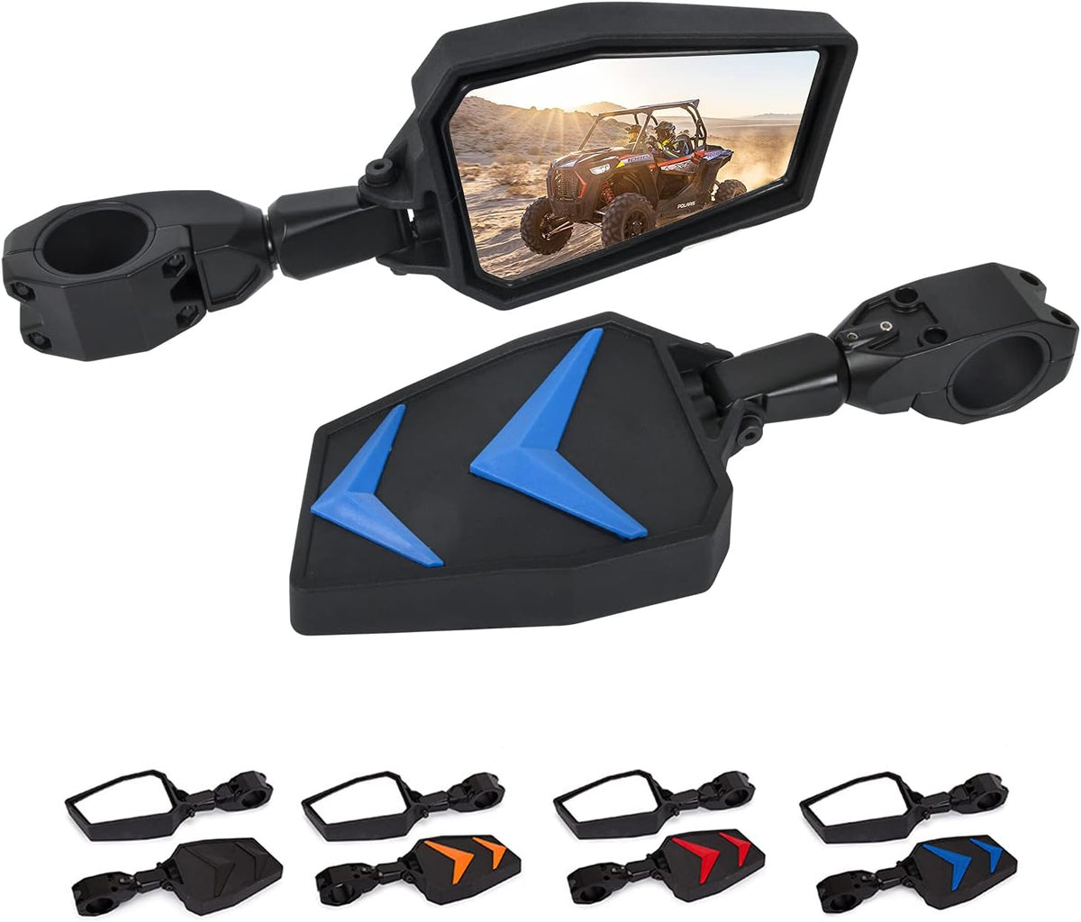 UTV Side View Mirrors 1.75-2 Roll Bar Rear View Mirrors Q786181