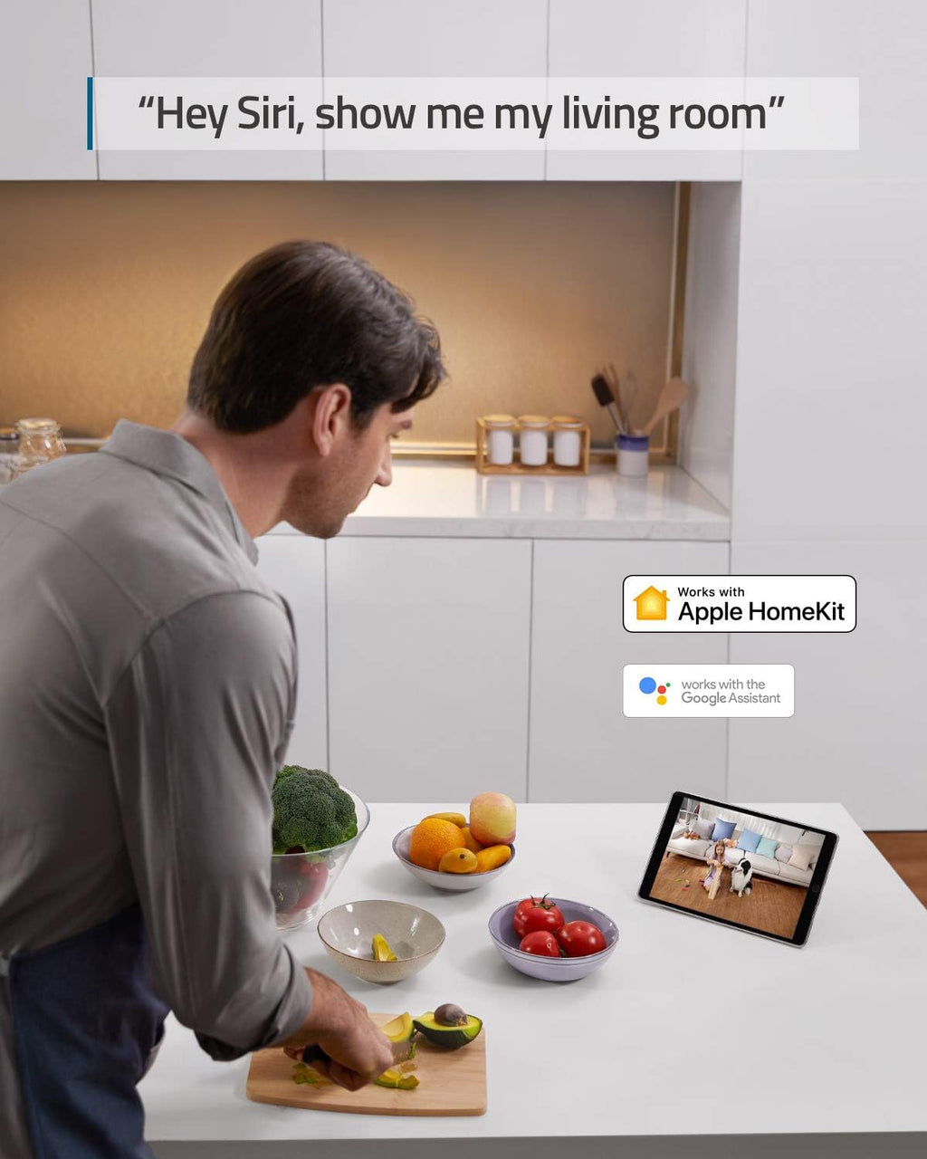 2K Wi-Fi Indoor Camera with Night Vision and Two-Way Audio Z578