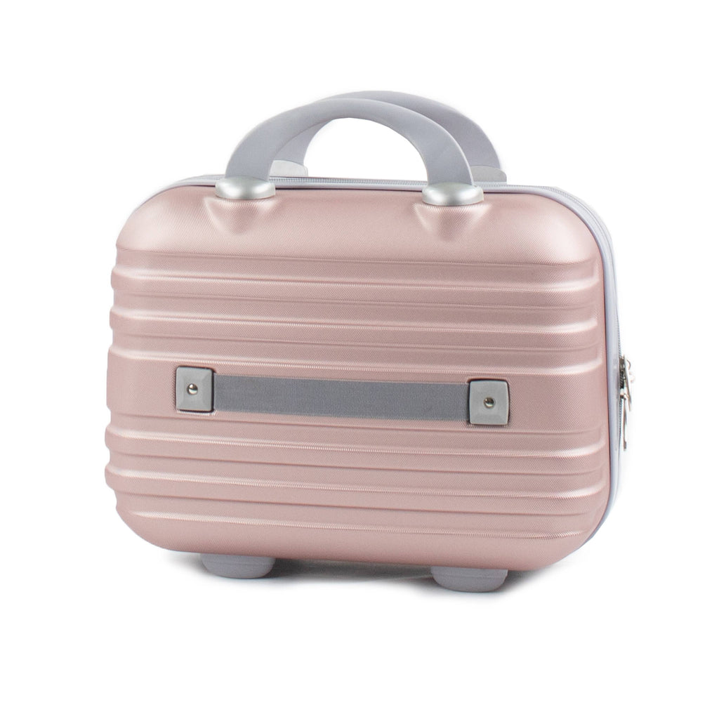 2 Piece Carry-On Cosmetic Luggage Set Black K43485