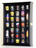 Oak Shot Glass Display Case Wall Rack L563991