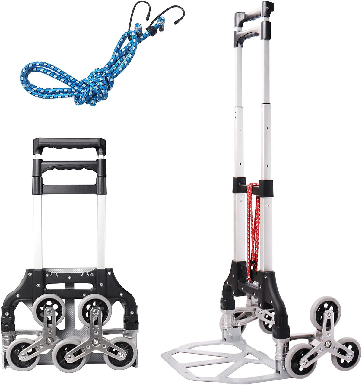 Aluminum Alloy Folding Stair Climbing Cart with 6 Wheels F39045