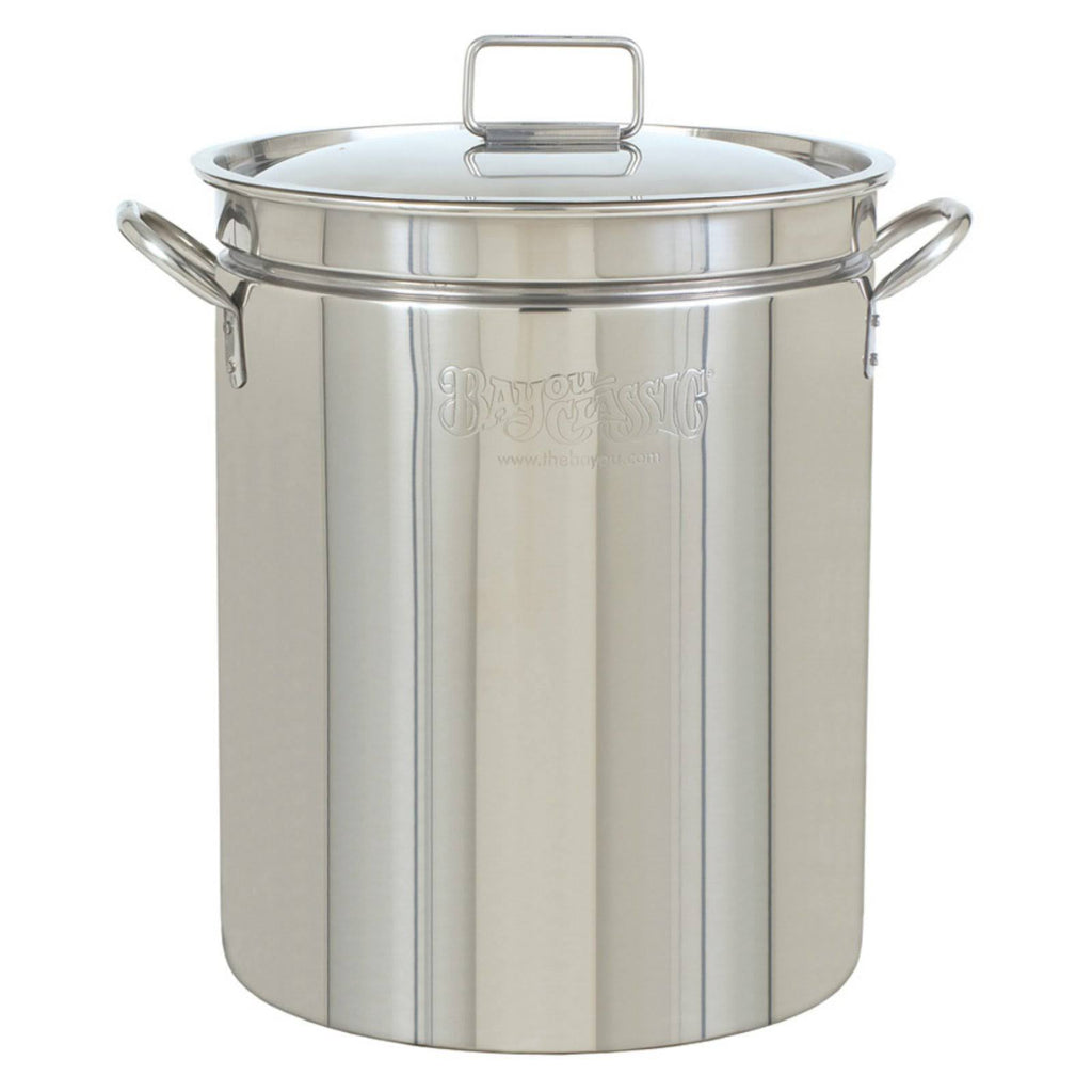 44 qt Stainless Steel Stockpot with Lid S48430