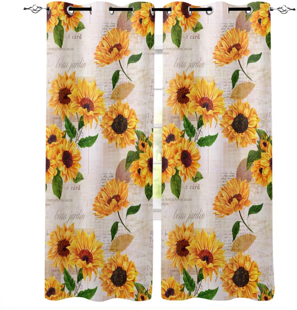 Blackout Curtains 2 Panels 52x63inch Y83318