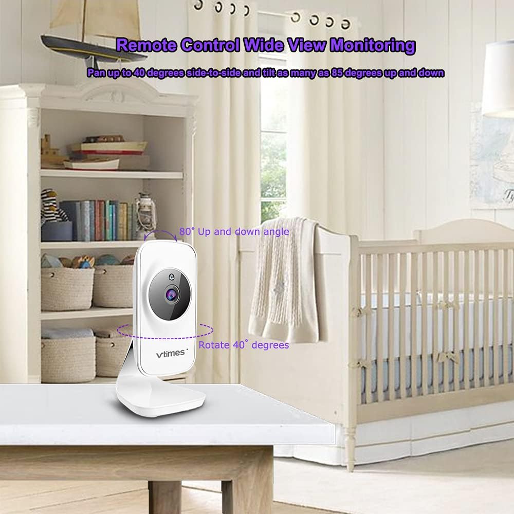 Baby Monitor with Camera and Audio 5 LCD Screen B496976
