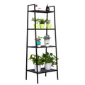4 Tier Leaning Ladder Shelf Bookcase F67071