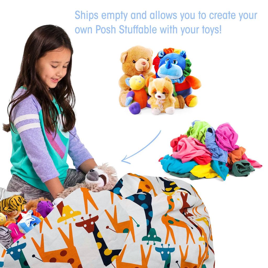 Stuffed Animal Storage Bean Bag Chair Cover X44363