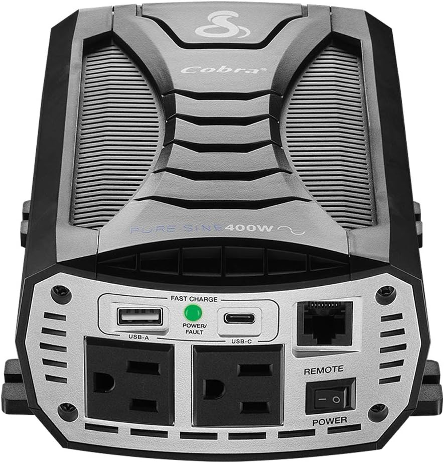 500W Power Inverter with 2 AC Outlets and 2 USB Ports B3162