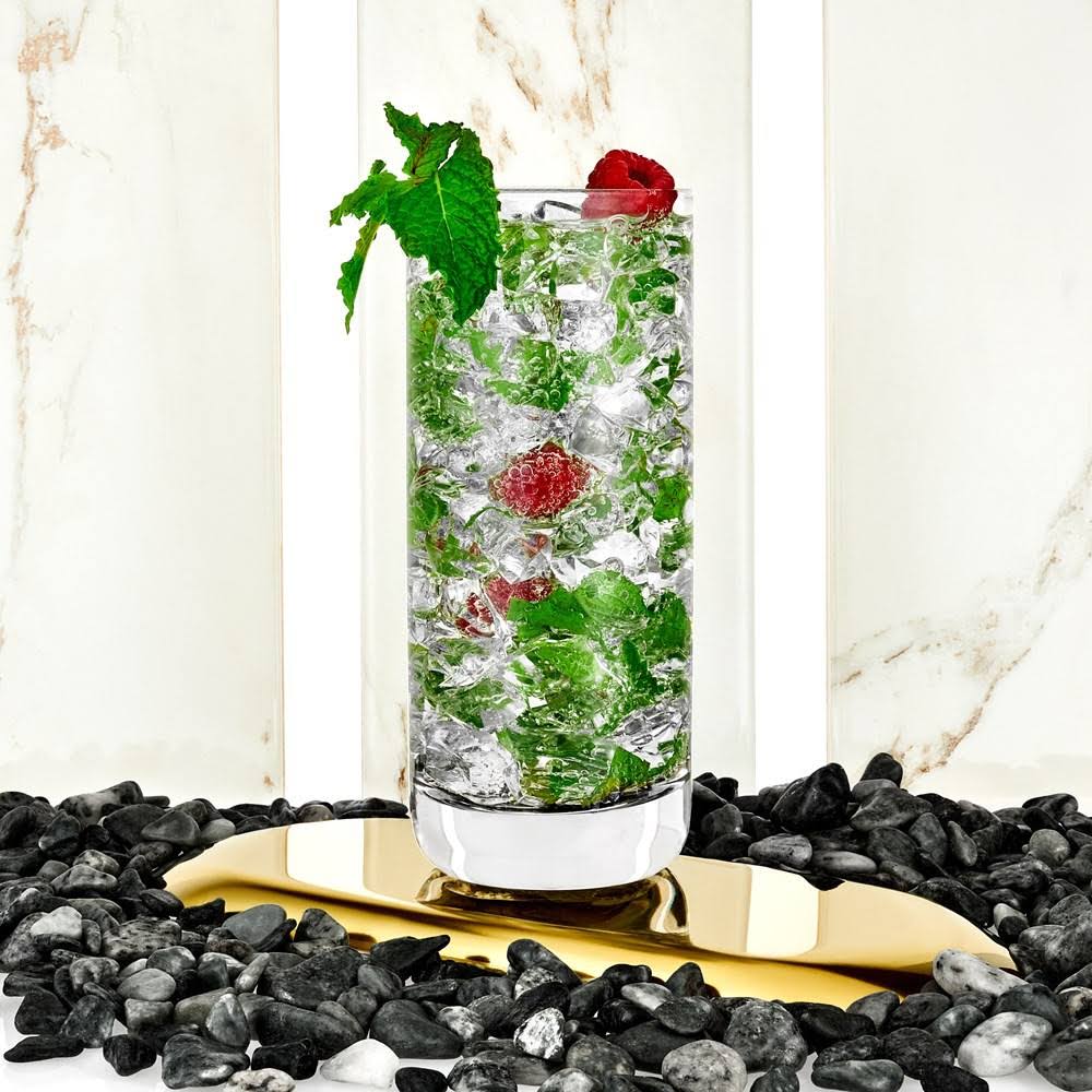 Stemless Wine Glasses Set of 4 Clear S34732