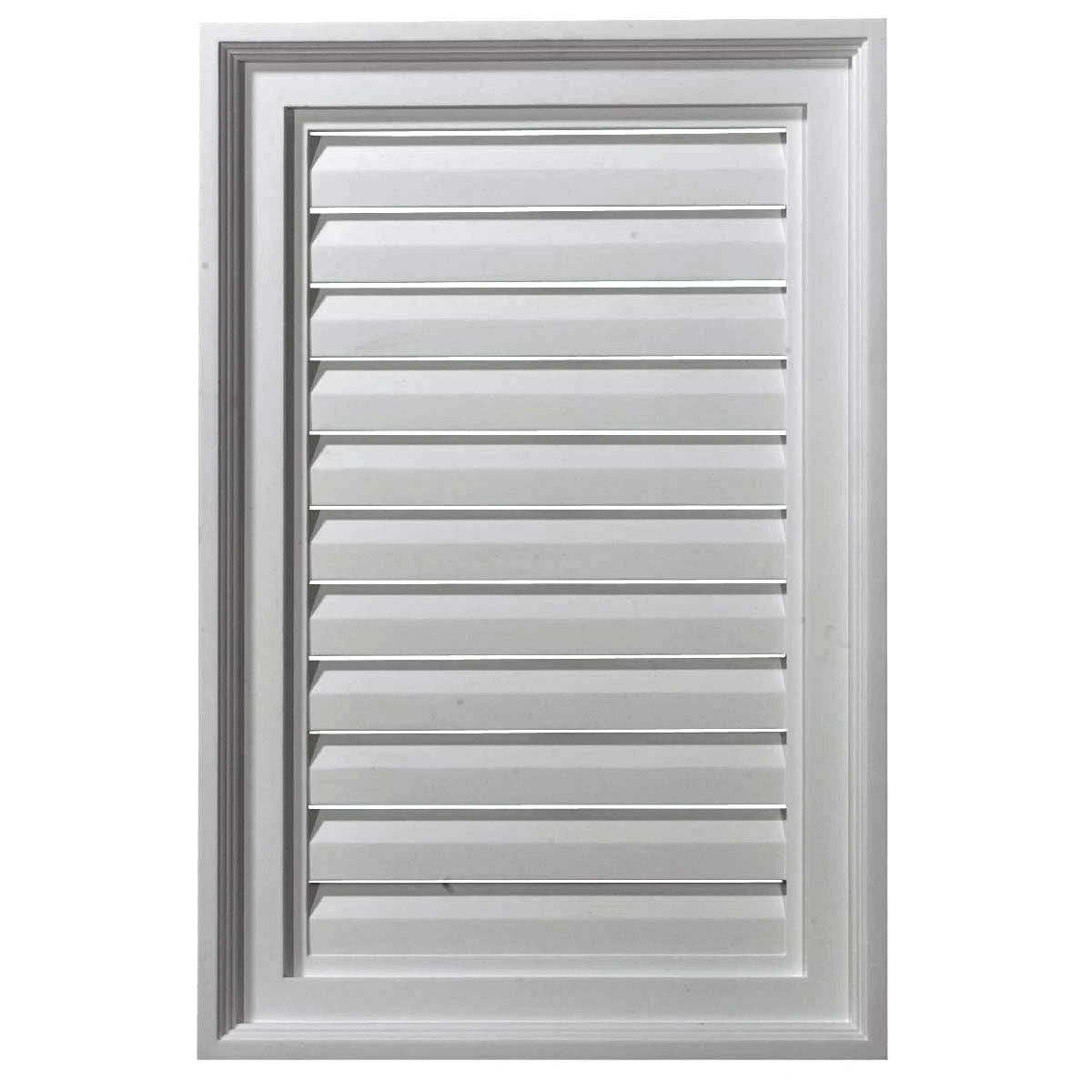 16 inchw x 18 inchh Vertical Urethane Gable Vent Louver Z99846