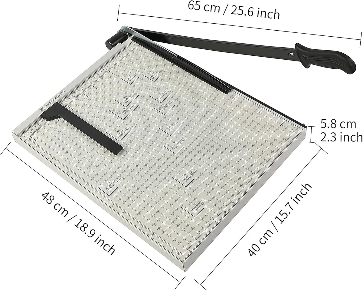 A3 Guillotine Paper Trimmer 18” Cutting Length 10-Sheet Capacity P2433