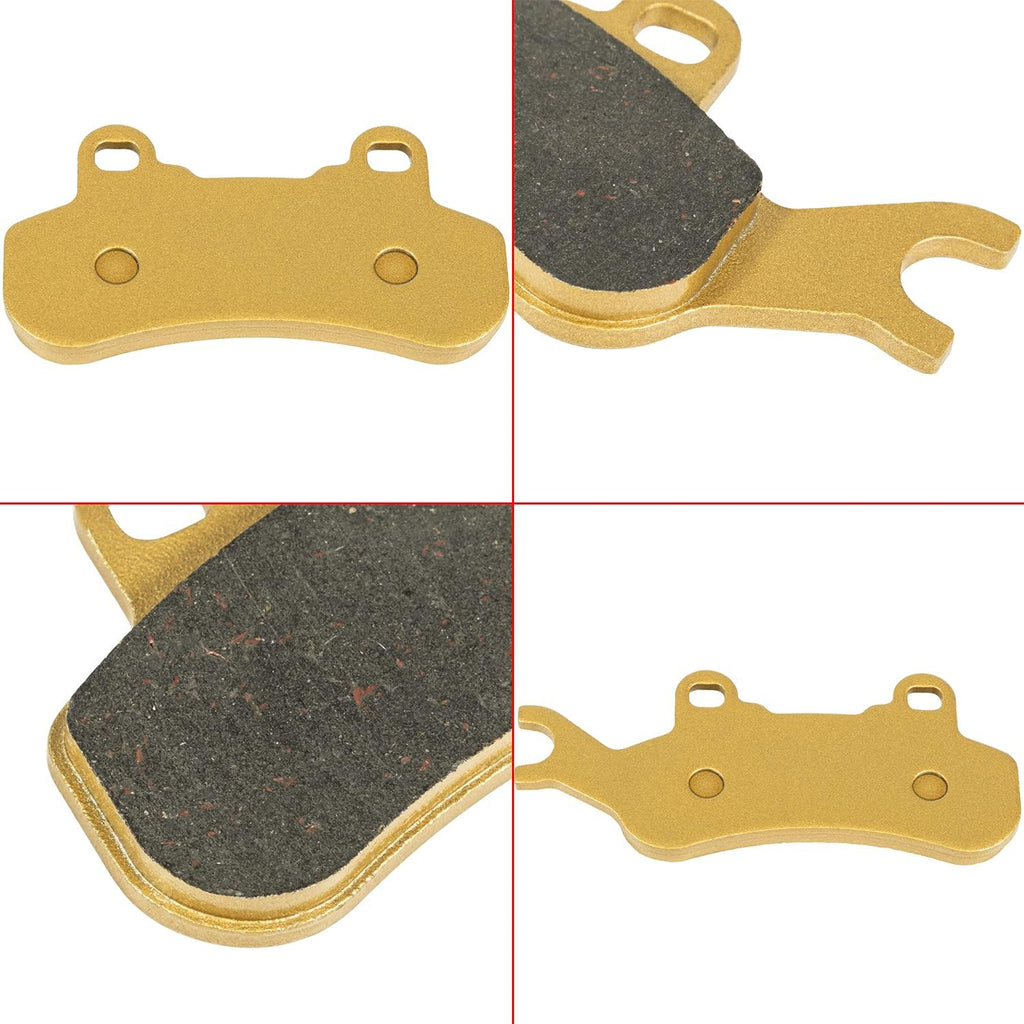 Brake Pads Front & Rear Replacement Severe Duty Metal 4 Set B817