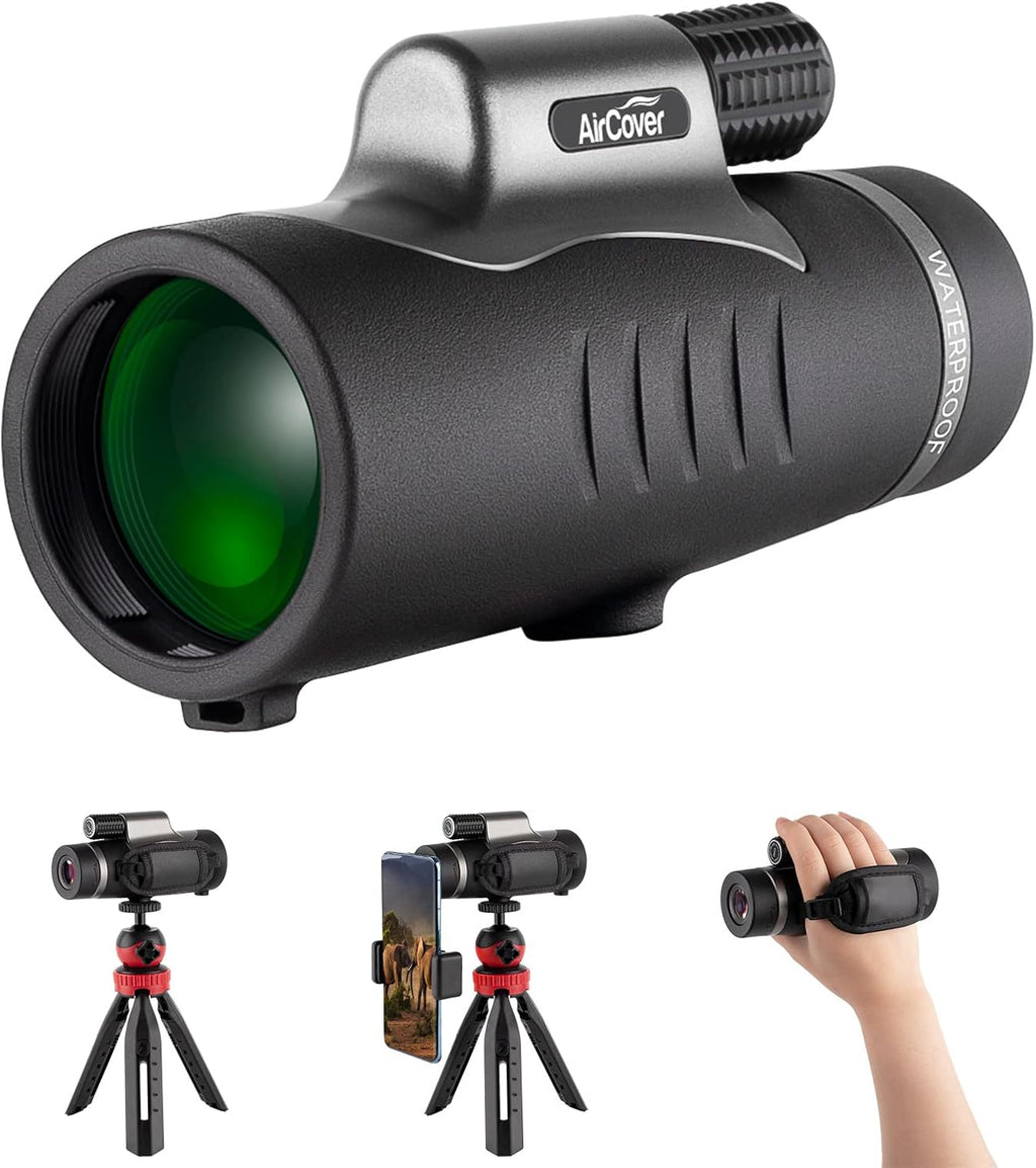 10x42 HD Waterproof Fogproof Monocular with Hand Strap T77686