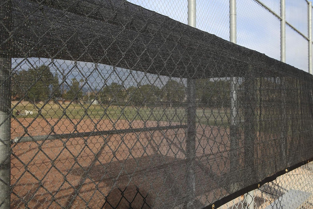 10 FT X 12 FT Heavy Duty Black Knitted Mesh Tarp with Grommets O4346