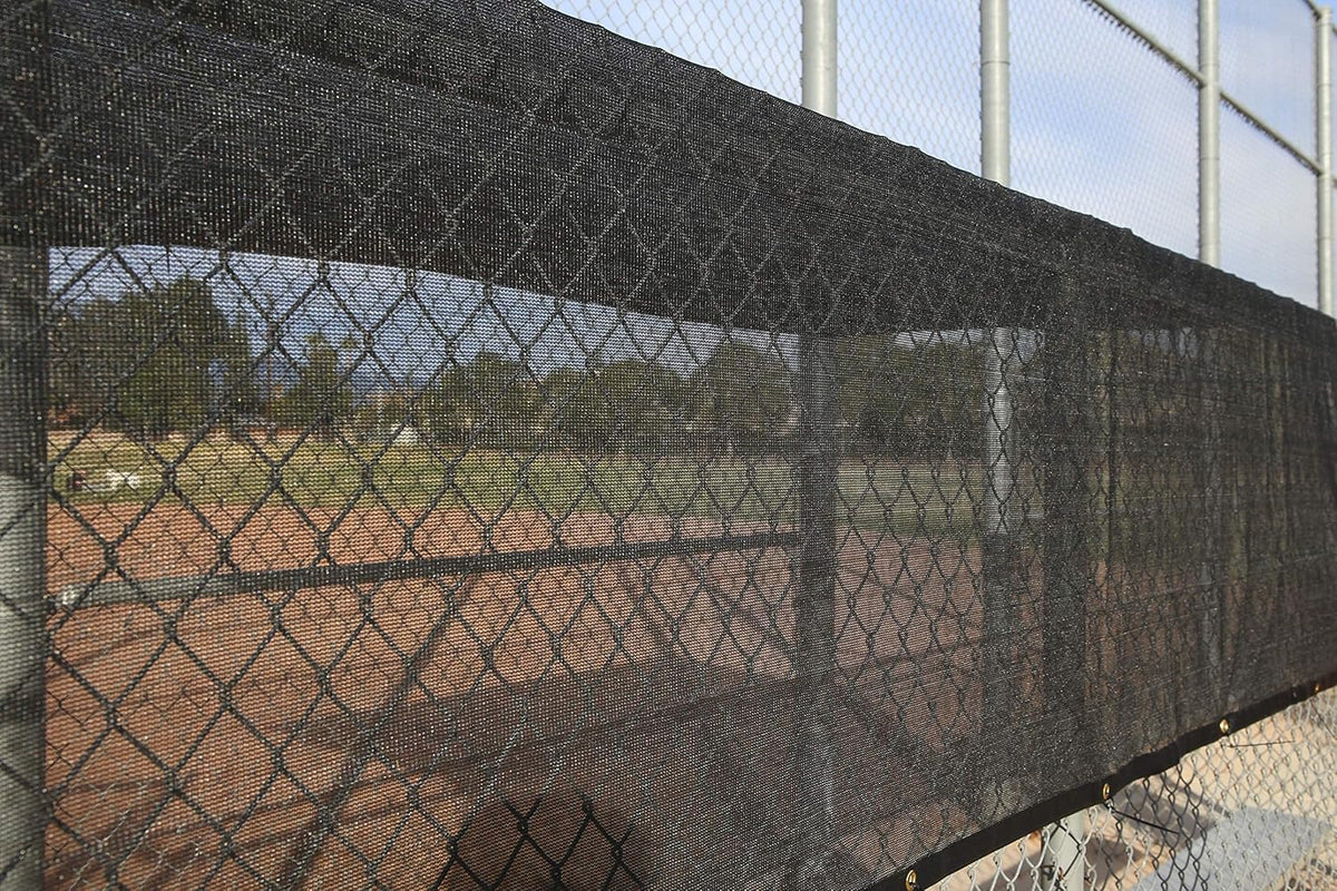 10 FT X 12 FT Heavy Duty Black Knitted Mesh Tarp with Grommets O4346