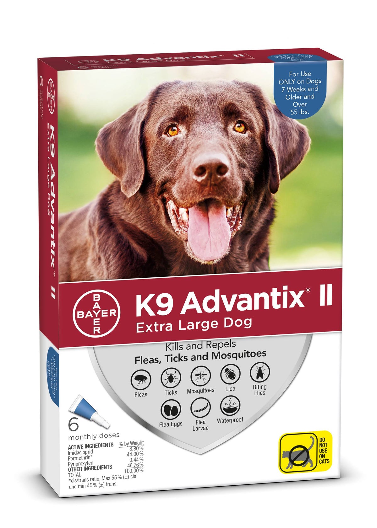 K9 Advantix-II for Dogs over 55 lbs - 6 count U963