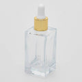 1.7 oz Clear Glass Bottle with Droppers L74816