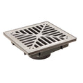 13 in. Low Profile Drainage Catch Basin with Aluminum Grate D86721