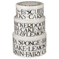 Black Set of 3 Cake Tins X823801