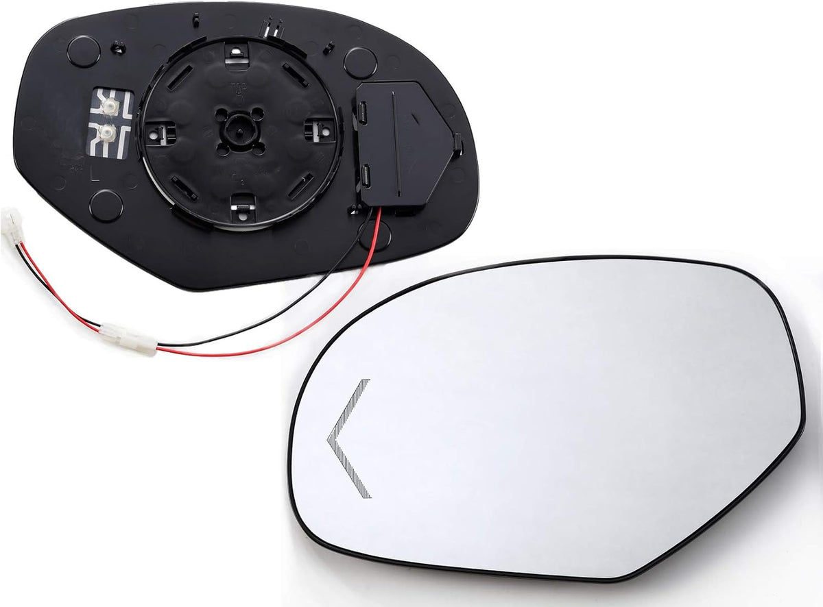 Replacement Side View Mirror Glass Power Heated with Turn Signal Driver Left Side O495