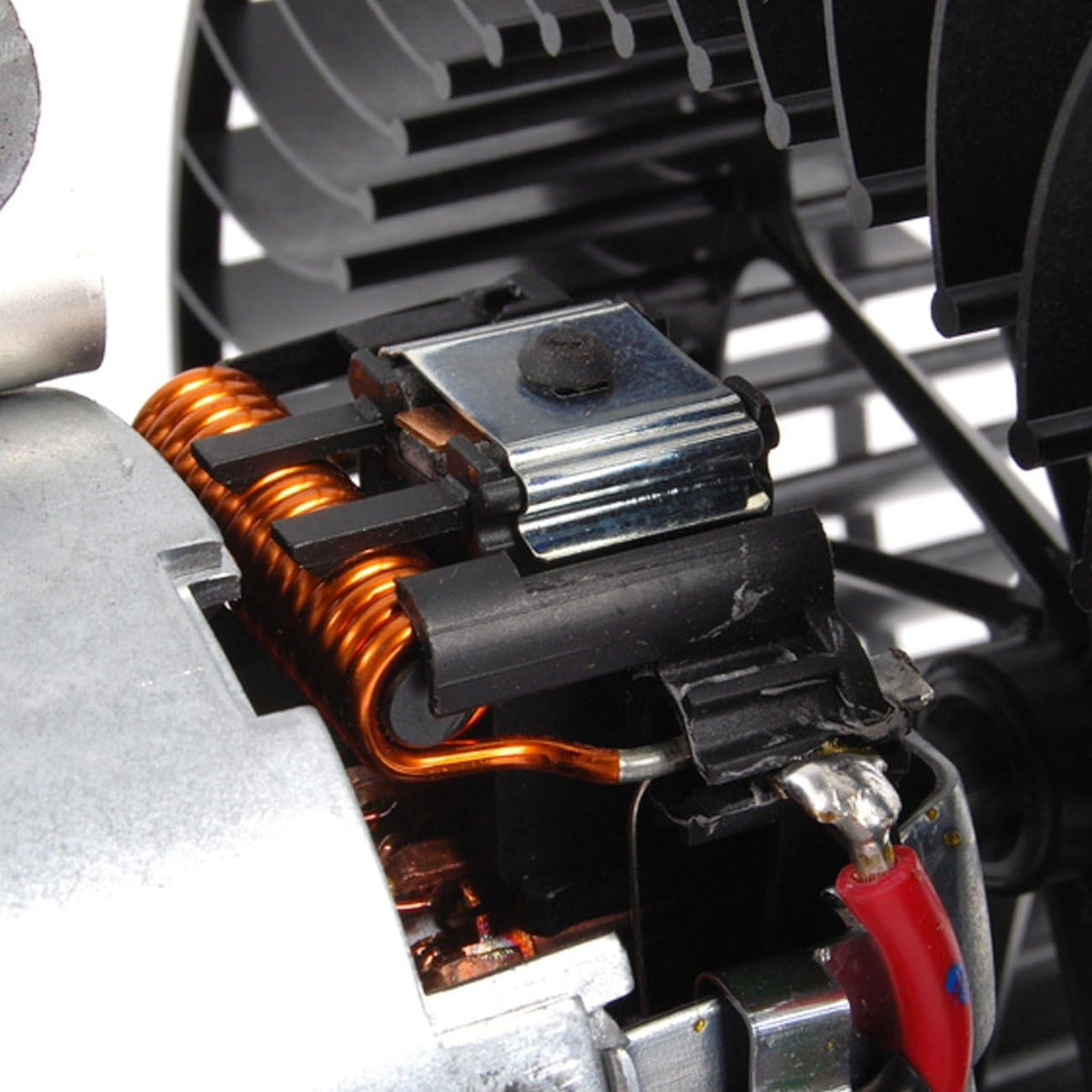 Front Heater Blower Motor with Dual Fan Cage N7854