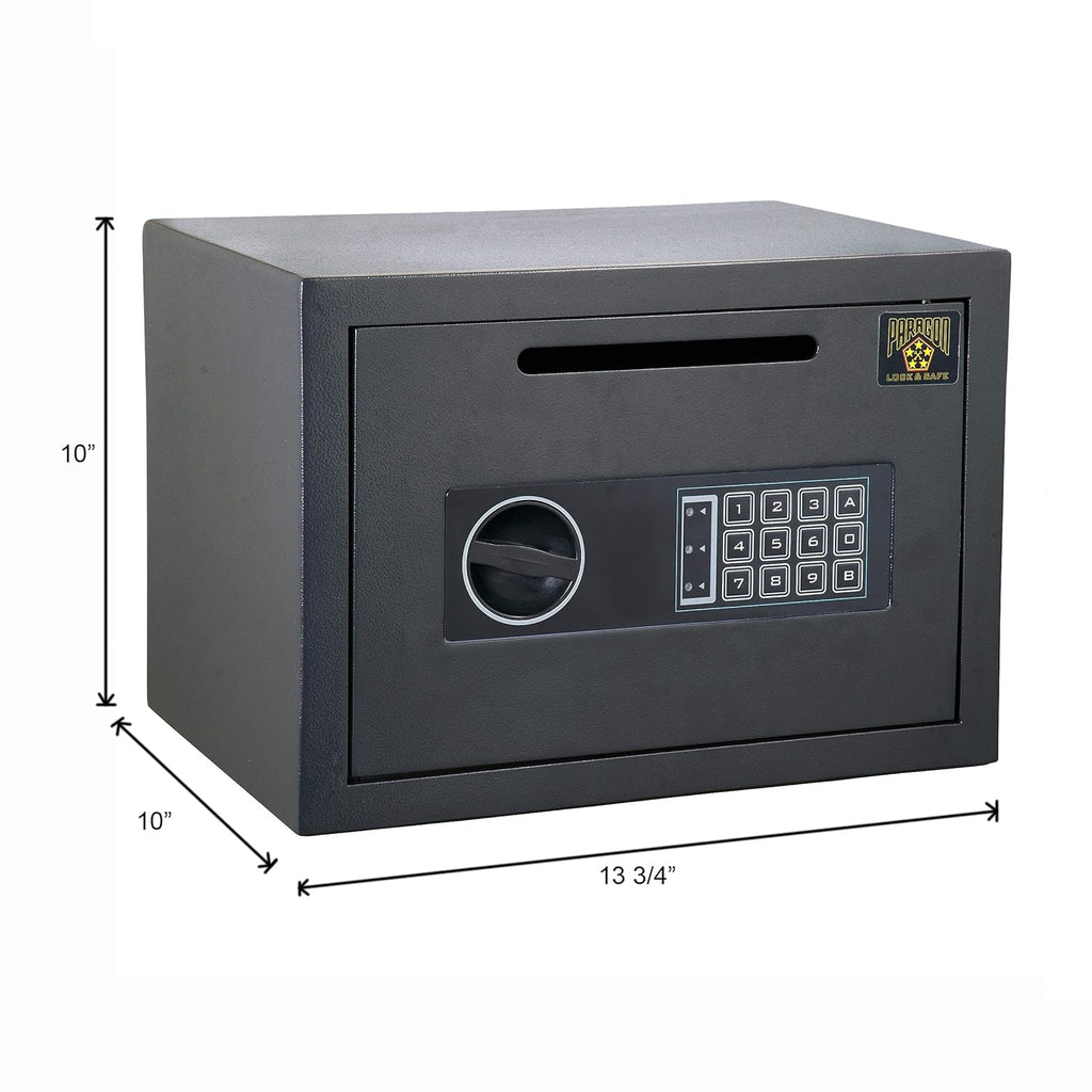 Compact Steel Digital Safe with Keypad Black M467771