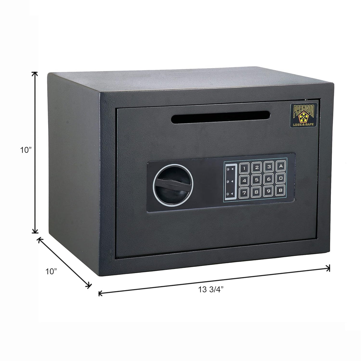 Compact Steel Digital Safe with Keypad Black M467771