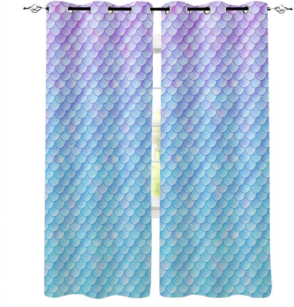 Blackout Curtains 2 Panels 52x63inch Y83318