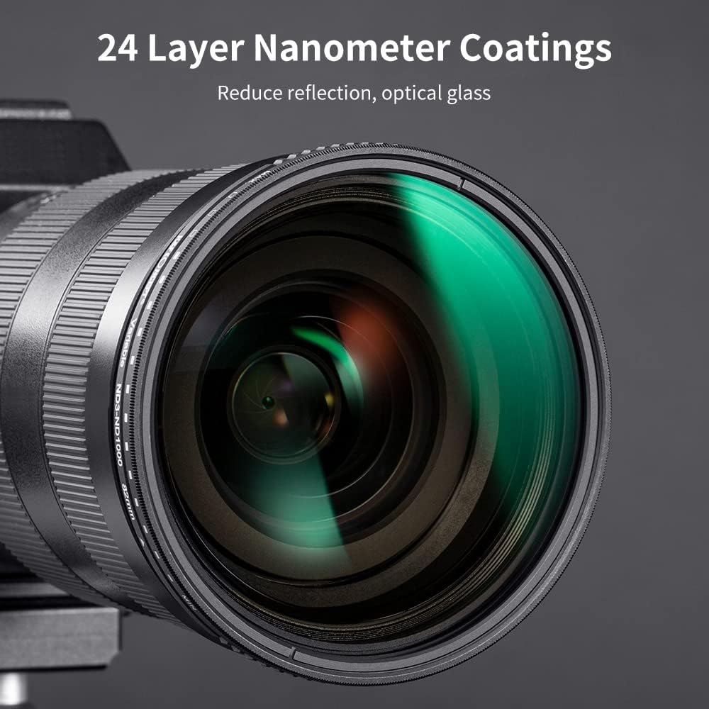 77mm Variable ND3-ND1000 Neutral Density Lens Filter X329