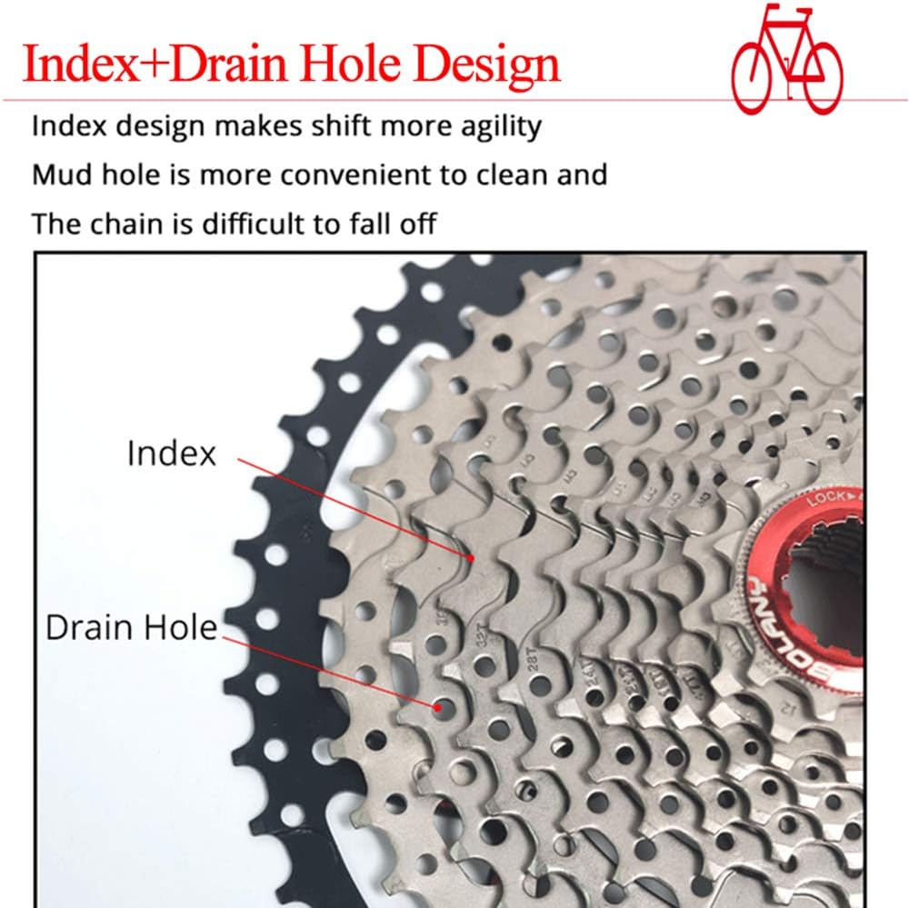 8/9/10/11 Speed 11-40/42/46/50T Mountain Bike Cassette I73142