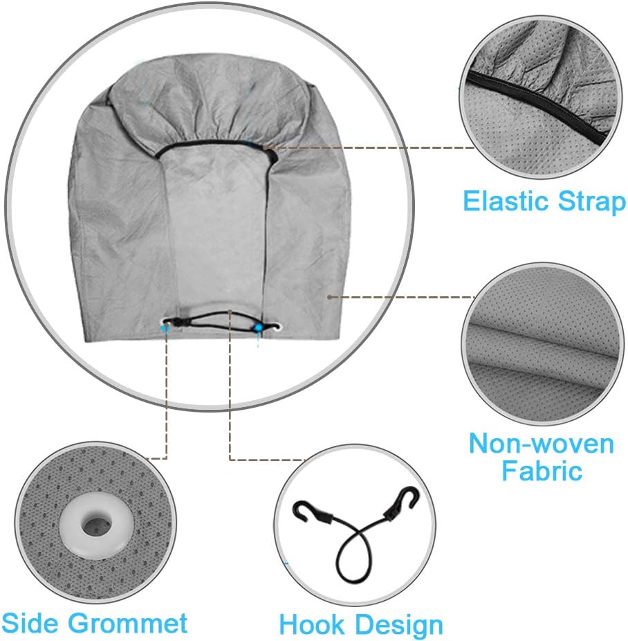 Set of 4 Extra Thick 5-ply Waterproof UV Coating Tire Covers R411197
