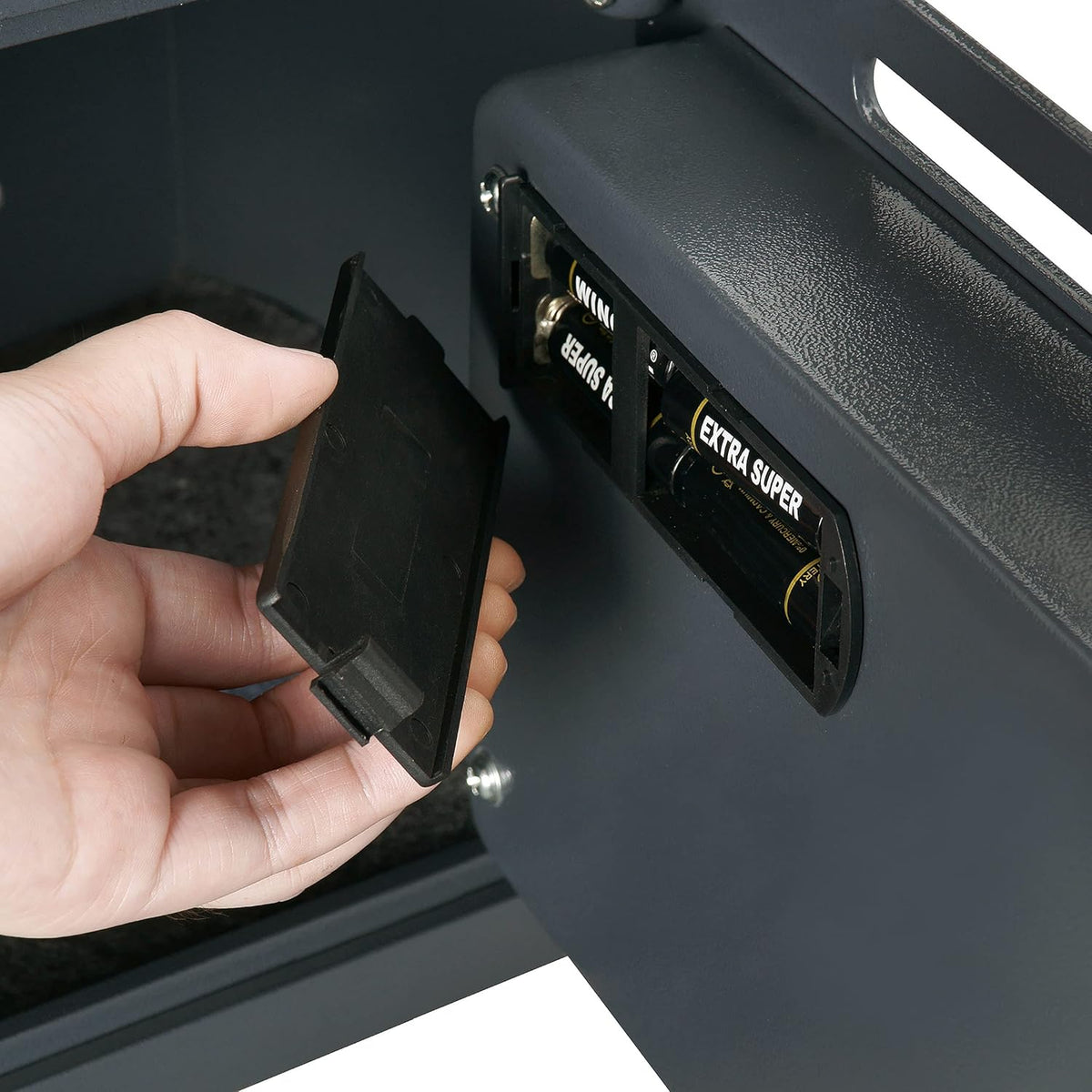 Compact Steel Digital Safe with Keypad Black M467771
