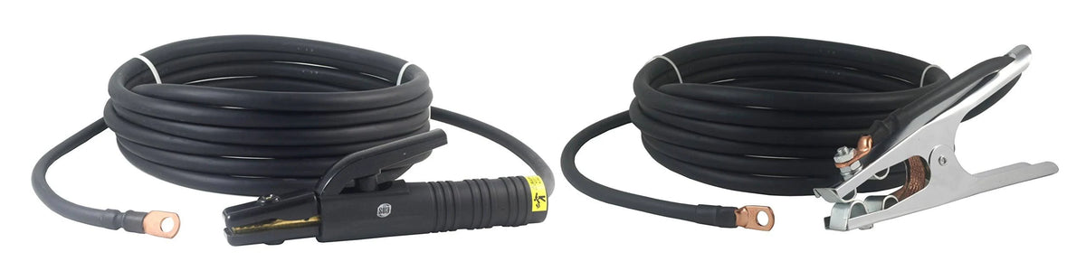 200 Amp Welding Leads Assembly Set #2 AWG Cable 15 Feet K43719