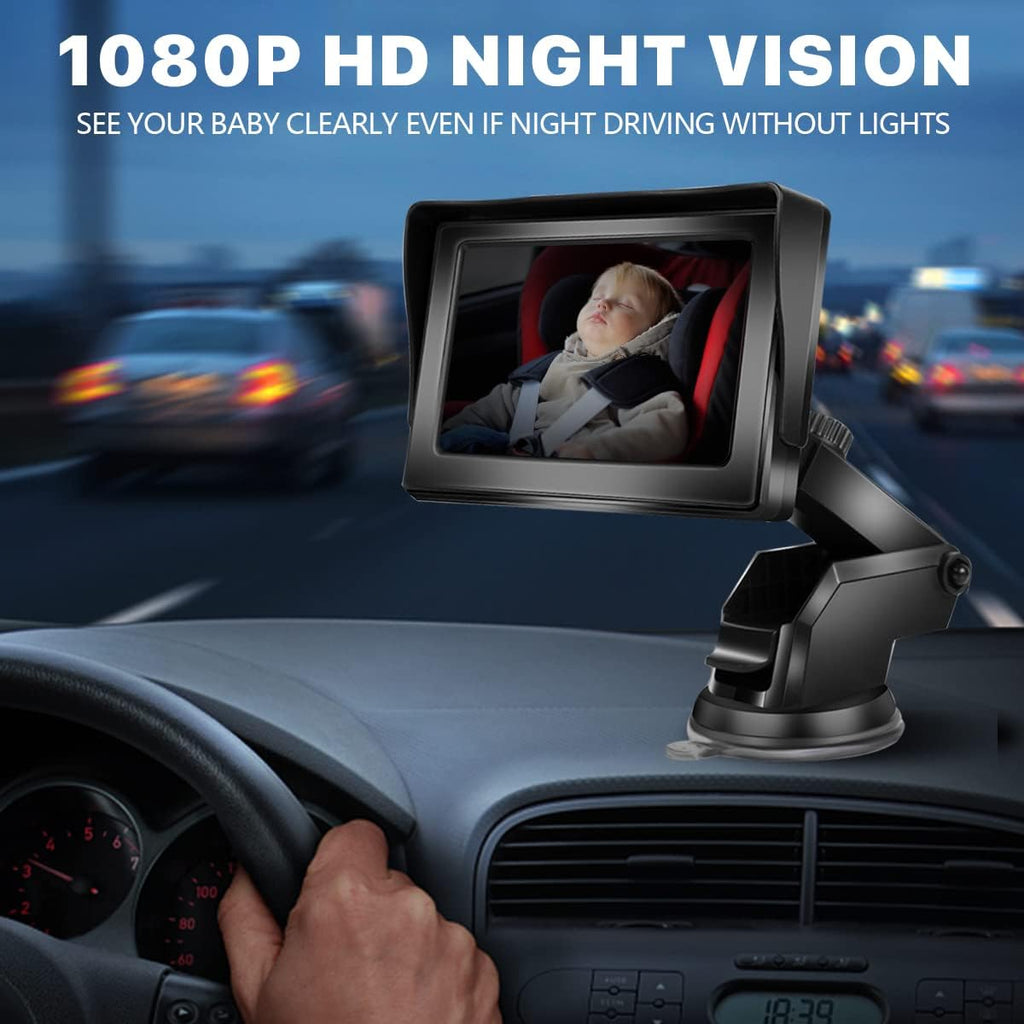 Baby Car Mirror with 4.3 HD Display Night Vision A21845