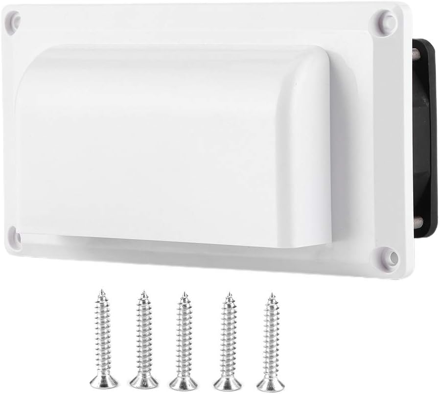 12V 25W RV Side Air Vent Exhaust Fan with Mounting Screws U3625