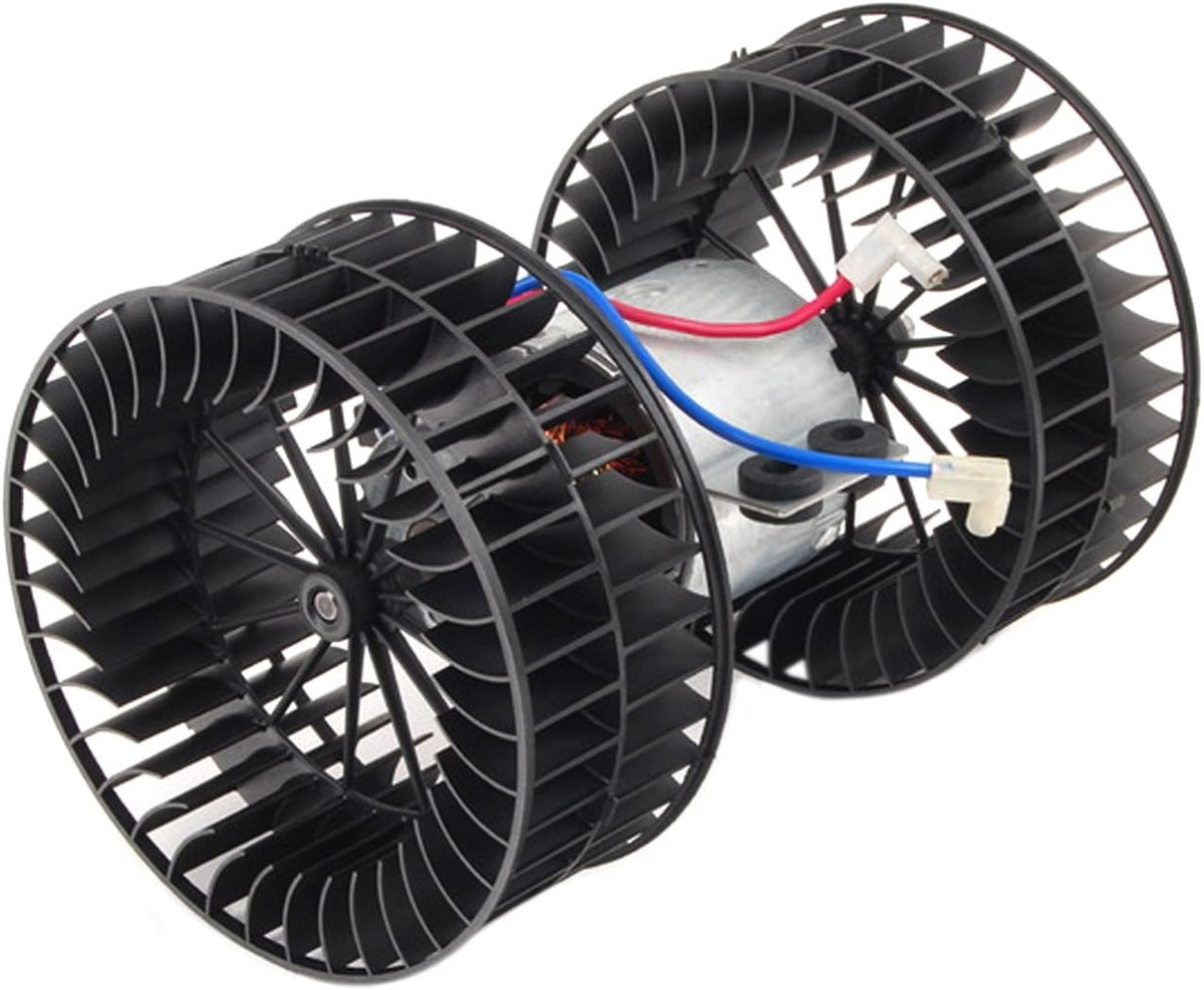 Front Heater Blower Motor with Dual Fan Cage N7854