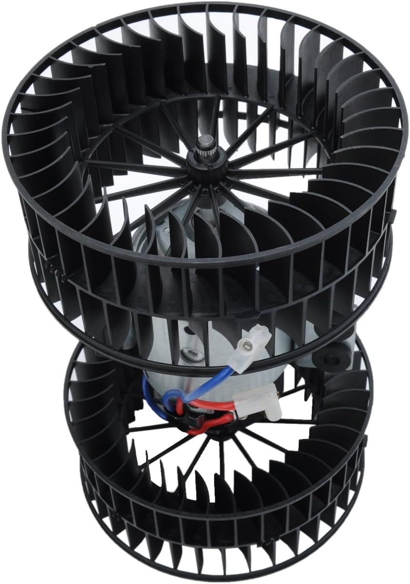 Front Heater Blower Motor with Dual Fan Cage N7854