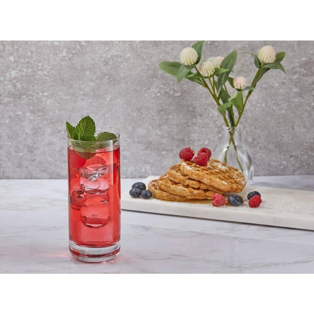 Stemless Wine Glasses Set of 4 Clear S34732