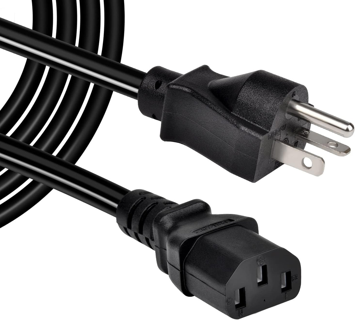 8ft 14AWG NEMA 6-20P to C13 Power Cord Pack of 2 U32954